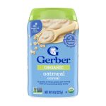 Gerber Organic Oatmeal Cereal (4-6m) 227g