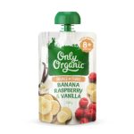 Only Organic Banana Raspberry & Vanilla (8m+) 120g