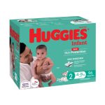 Huggies Newborn Size 2 (4-8kg) 96 nappies