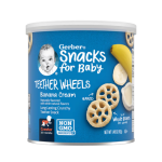 Gerber Banana Cream Teether Wheels (10m+) 42g