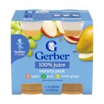 Gerber 100% Juice Variety Pack (12m+) 4 pcs Pack (473ml)