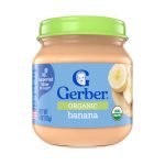 Gerber Organic Banana Puree Jar (6m+) 113g