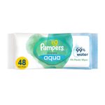 Pampers Aqua Pure 99.9% Water Wipes (48’s)