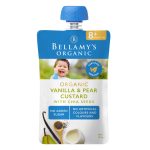 Bellamy's Organic Vanilla & Pear Custard (8m+) 120g