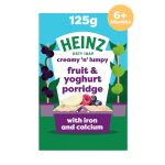 Heinz Fruit & Yoghurt Porridge (6m+) 125g