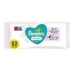Pampers Sensitive 2 in 1 Wipes (52’s)
