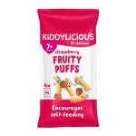 Kiddylicious Fruity Puffs Strawberry 7m+ (4x10g) 40g