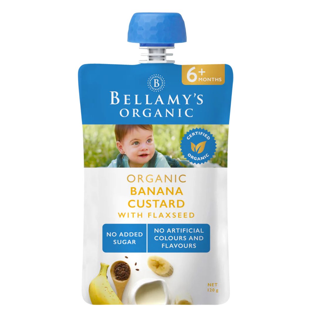 9332045001935 Bellamy’s Organic Banana Custard (6m+) 120g - Image 1