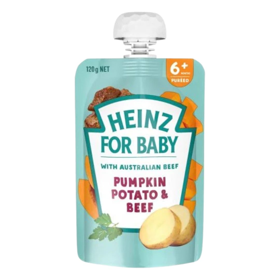 9300657225766 Heinz Baby Pumpkin Potato & Beef (6m+) 120g - Image 1