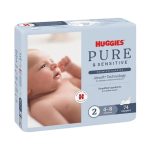 Huggies Pure and Sensitive Size 2 (4-8kg) 74 nappies