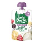 Only Organic Banana Coconut Milk & Acai (1yr+) 100g
