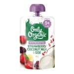 Only Organic Strawberry Coconut Milk & Goji (1yr+) 100g