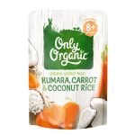 Only Organic Kumara Carrot & Coconut Rice (8m+) 170g