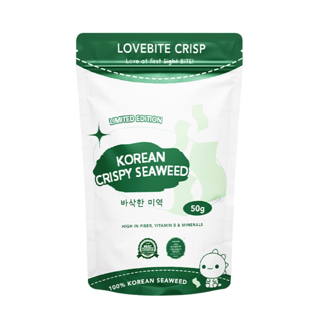 Korean seaweed Love bite Crisp Korean Crispy Seaweed (50g) - Image 1